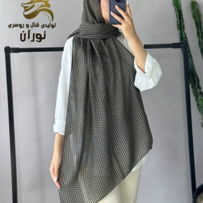 شال نخی صابونی منگوله دار اعلاء فروش عمده پوشاک