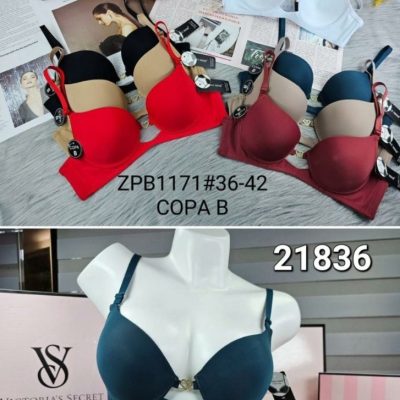 ⚜️سوتین اسفنجی فنردار اعلاء⚜️ کد21836 فروش عمده پوشاک