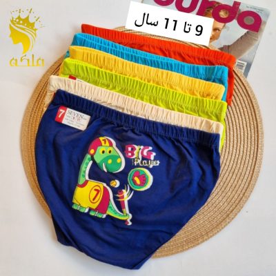 شورت اسلیپ نخ پنبه پسرانه درجه یک  فروش عمده پوشاک