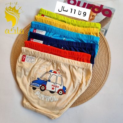 شورت اسلیپ نخ پنبه پسرانه درجه یک  فروش عمده پوشاک
