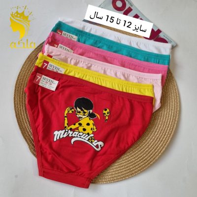 شورت اسلیپ نخ پنبه دخترانه درجه یک  فروش عمده پوشاک