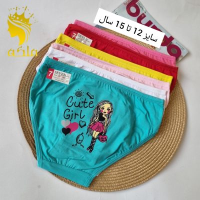شورت اسلیپ نخ پنبه دخترانه درجه یک  فروش عمده پوشاک
