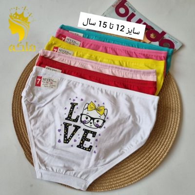شورت اسلیپ نخ پنبه دخترانه درجه یک  فروش عمده پوشاک