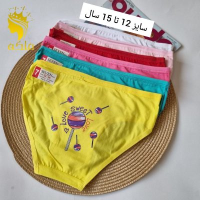 شورت اسلیپ نخ پنبه دخترانه درجه یک  فروش عمده پوشاک