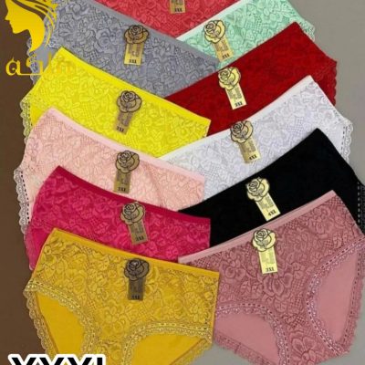 شورت نخ پنبه جلو دانتل گل رز فروش عمده پوشاک