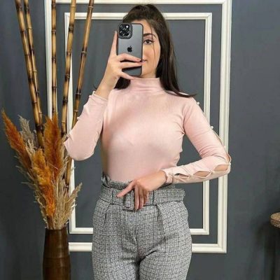 بادی آستین مروارید  فروش عمده پوشاک