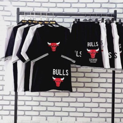 ست لانگ و شلوارک BULLS فروش عمده پوشاک