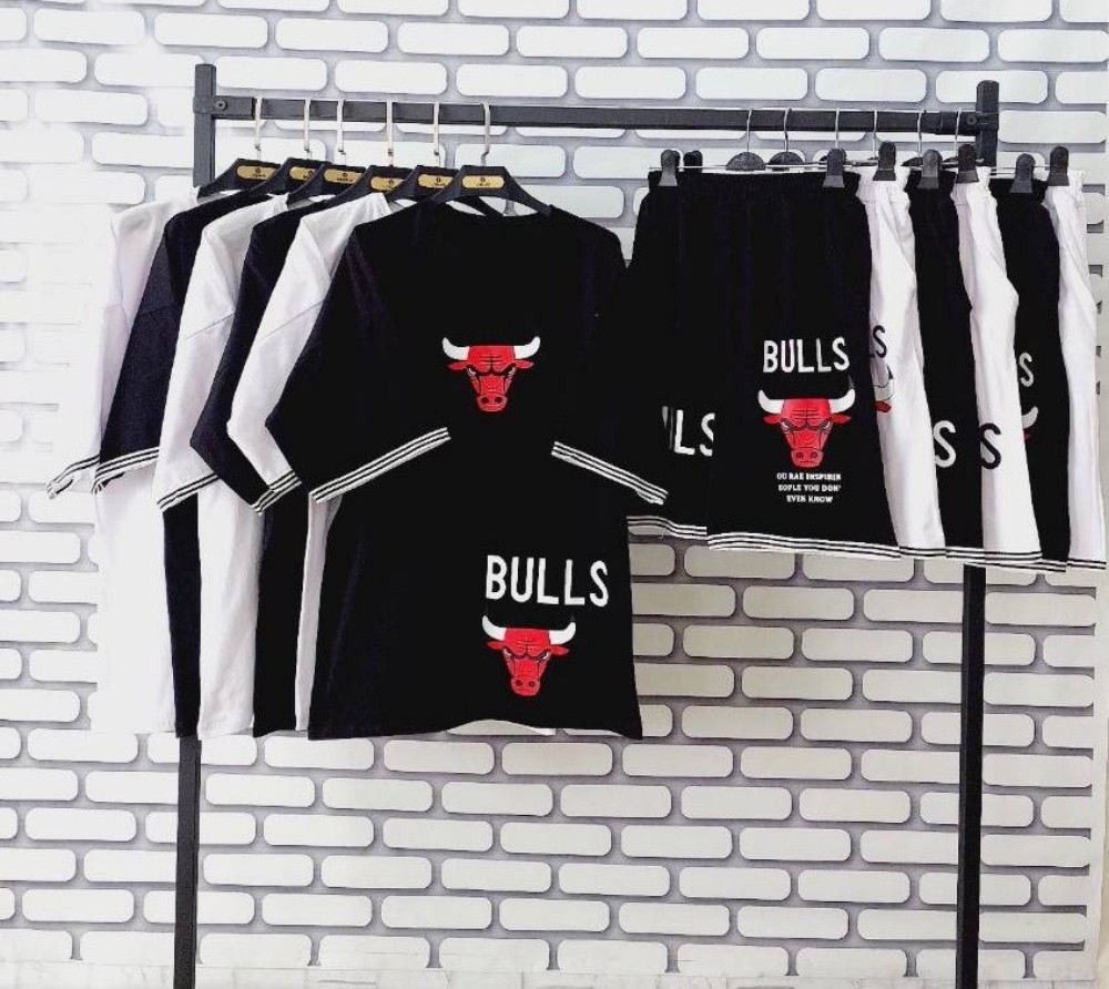 ست لانگ و شلوارک BULLS فروش عمده پوشاک