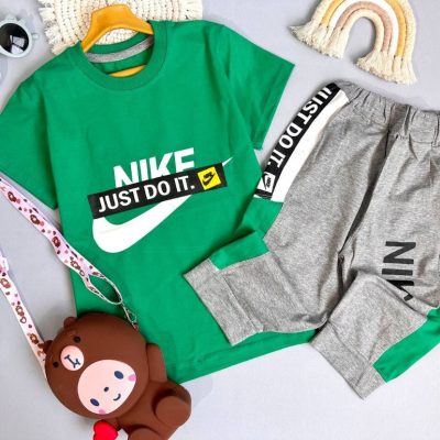 خرید عمده 👫تیشرت شلوارک اسپرت Nike پنبه نواردوزی