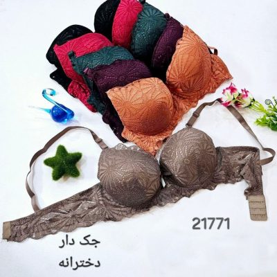 خرید عمده ⚜️سوتین اسفنجی دانتل جکدار اعلاء⚜️ کدa_21771