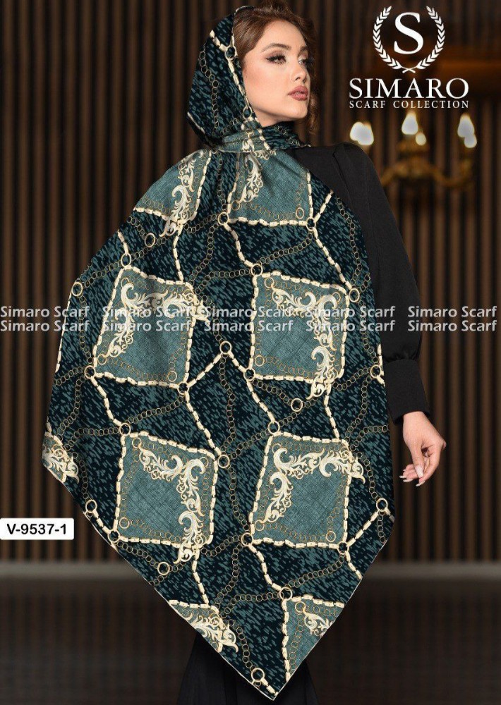 خرید عمده روسری نخی سیمارو سایز ۱۴۰