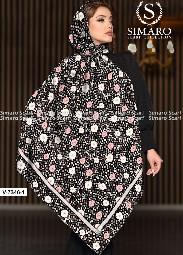 خرید عمده روسری نخی سیمارو سایز ۱۴۰