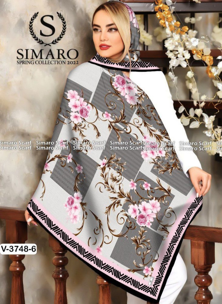 خرید عمده روسری نخی سیمارو سایز ۱۴۰