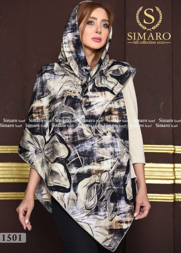 خرید عمده روسری نخی سیمارو سایز ۱۴۰