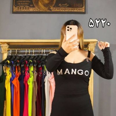 خرید عمده بلوز کبریتی فانتزی سگک MANGO کد5220