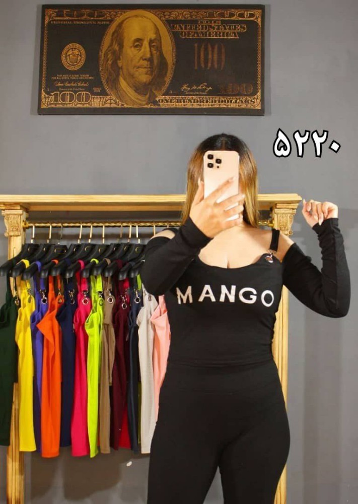 خرید عمده بلوز کبریتی فانتزی سگک MANGO کد5220