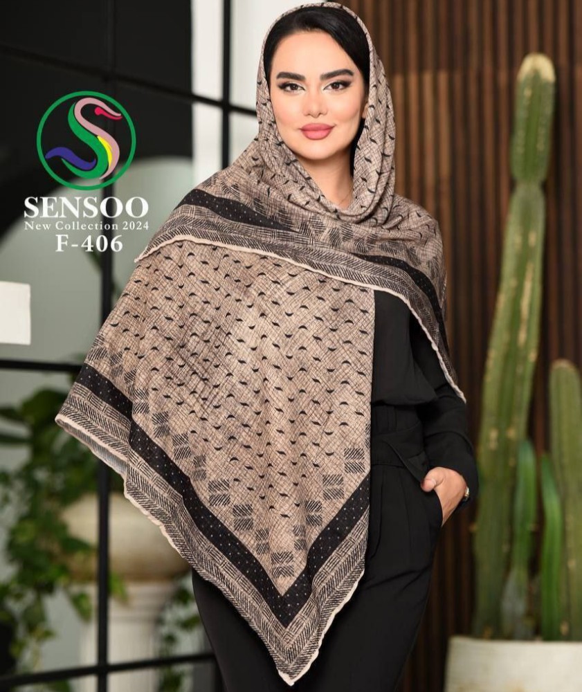 خرید عمده روسری کرپ حریر سایز ۱۲۰