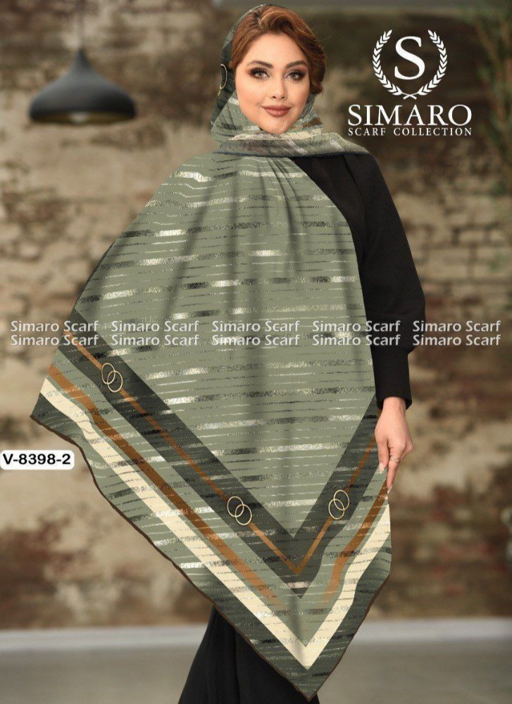 خرید عمده روسری کرپ حریر سایز ۱۴۰