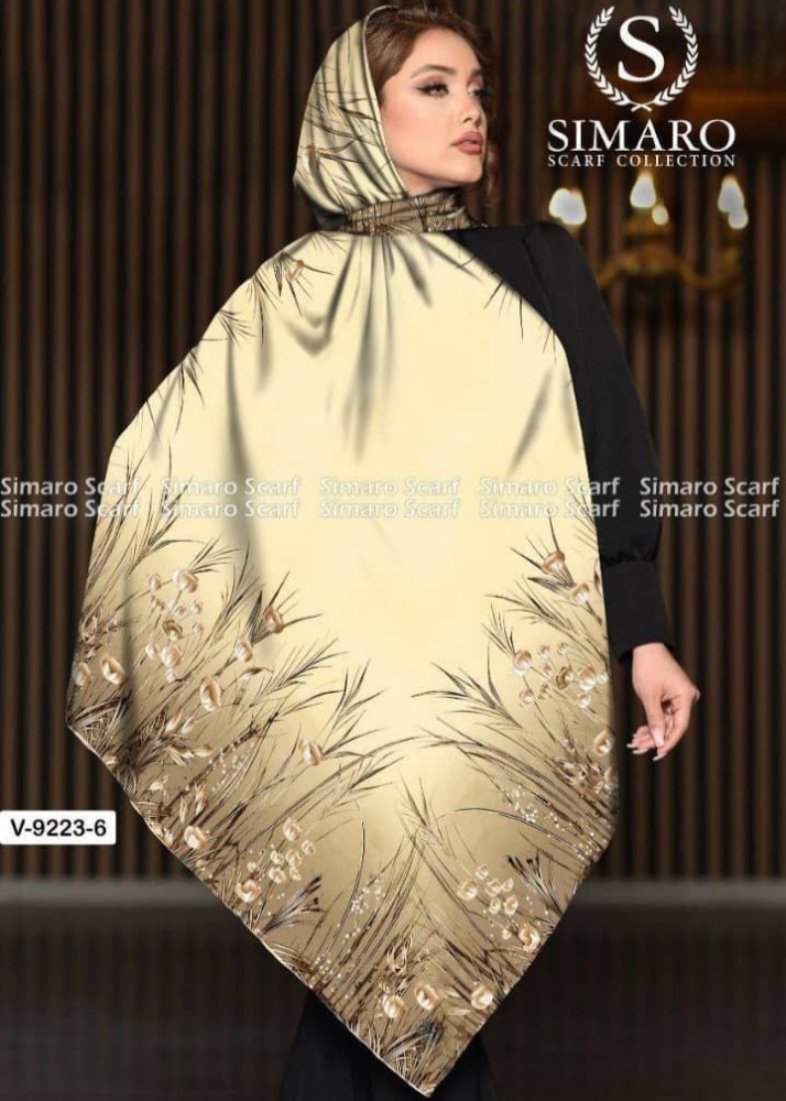 خرید عمده روسری کرپ حریر سایز ۱۴۰
