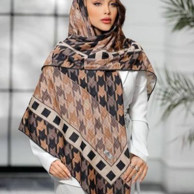 روسری زنانه کرپ حریر سایز ۱۲۰
