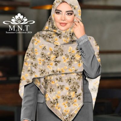 خرید عمده روسری زنانه کرپ حریرسایز ۱۲۰
