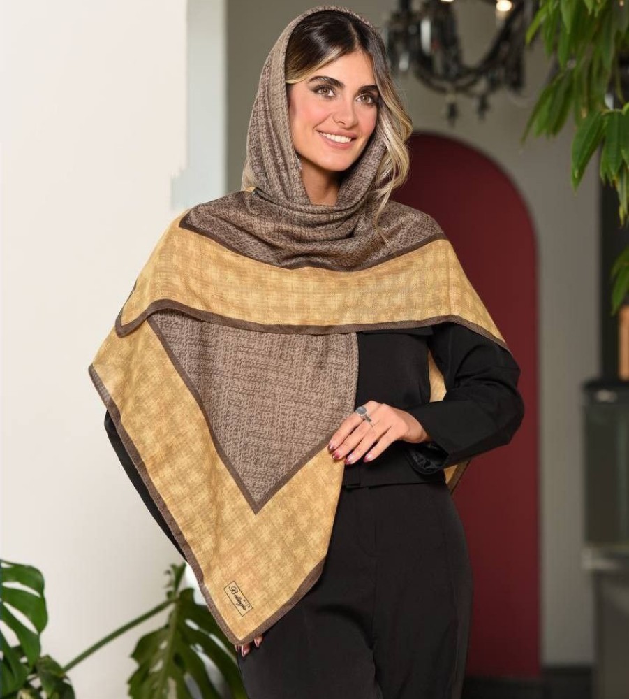 خرید عمده روسری نخی زنانه سایز ۱۳۰