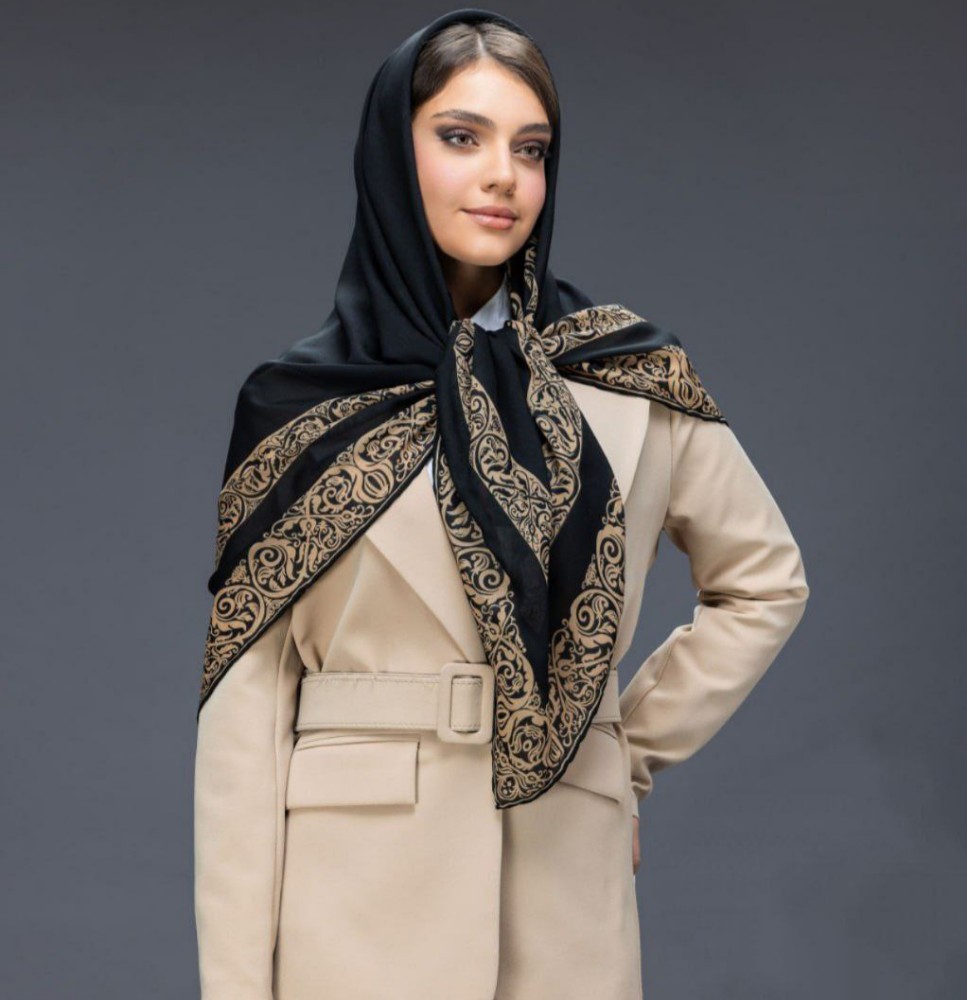 خرید عمده روسری حریر کرپ