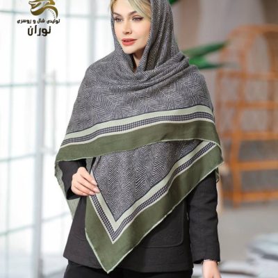 خرید عمده روسری نخی پاییزه دست دوز اعلاء