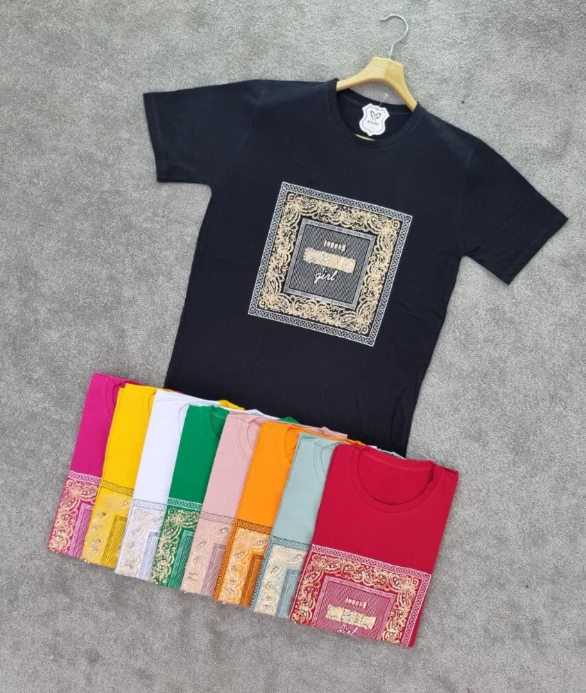 خرید عمده تیشرت مروارید طرح CHIC