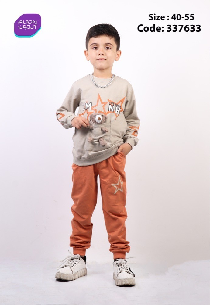 خرید عمده بلوز شلوار پسرانه عروسک خرس