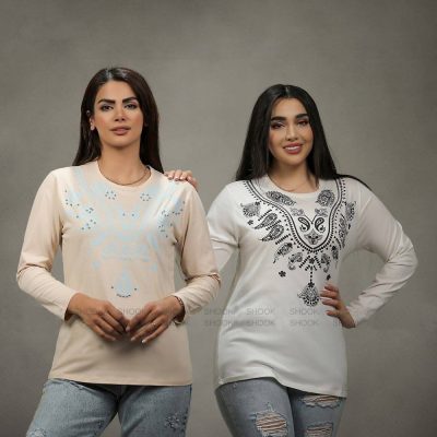 خرید عمده ️بلوز سوپر پنبه ازبک گلوبال ️ کد3520 - ست بلوز شلوار زنانه عمده