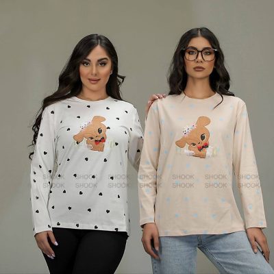 خرید عمده ️بلوز سوپر پنبه ازبک گلوبال ️ کد3520 - ست بلوز شلوار زنانه عمده
