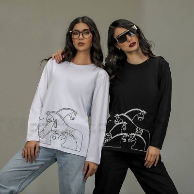 خرید عمده ️بلوز سوپر پنبه ازبک گلوبال ️ کد3520 - ست بلوز شلوار زنانه عمده