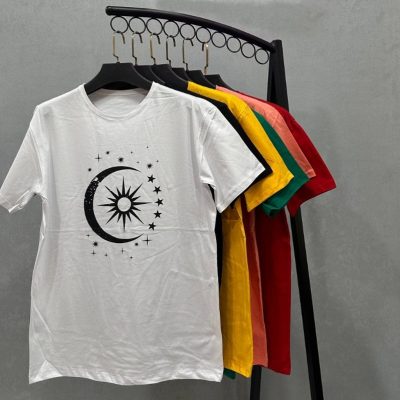 خرید عمده ️تیشرت لانگ سوپر پنبه فول قواره لش گرم بالا ️ - تاپ و تیشرت زنانه عمده