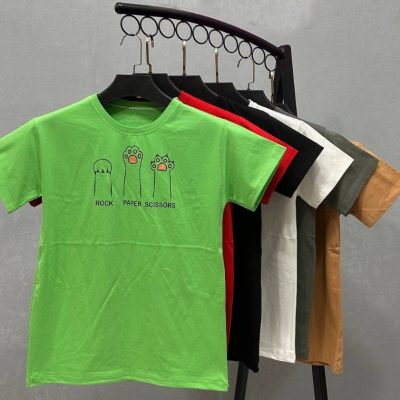 خرید عمده ️تیشرت سوپر پنبه چاپی اعلاء ️ کد00534 - تاپ و تیشرت زنانه عمده