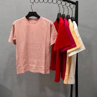خرید عمده ️تیشرت سوپر پنبه بیسیک اعلاء ️ کد00102 - تاپ و تیشرت زنانه عمده
