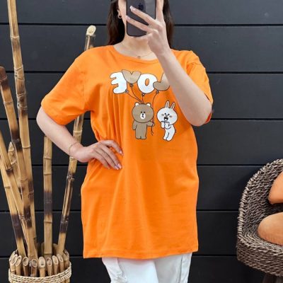 فروش عمده تیشرت لانگ لاو - تاپ و تیشرت زنانه عمده