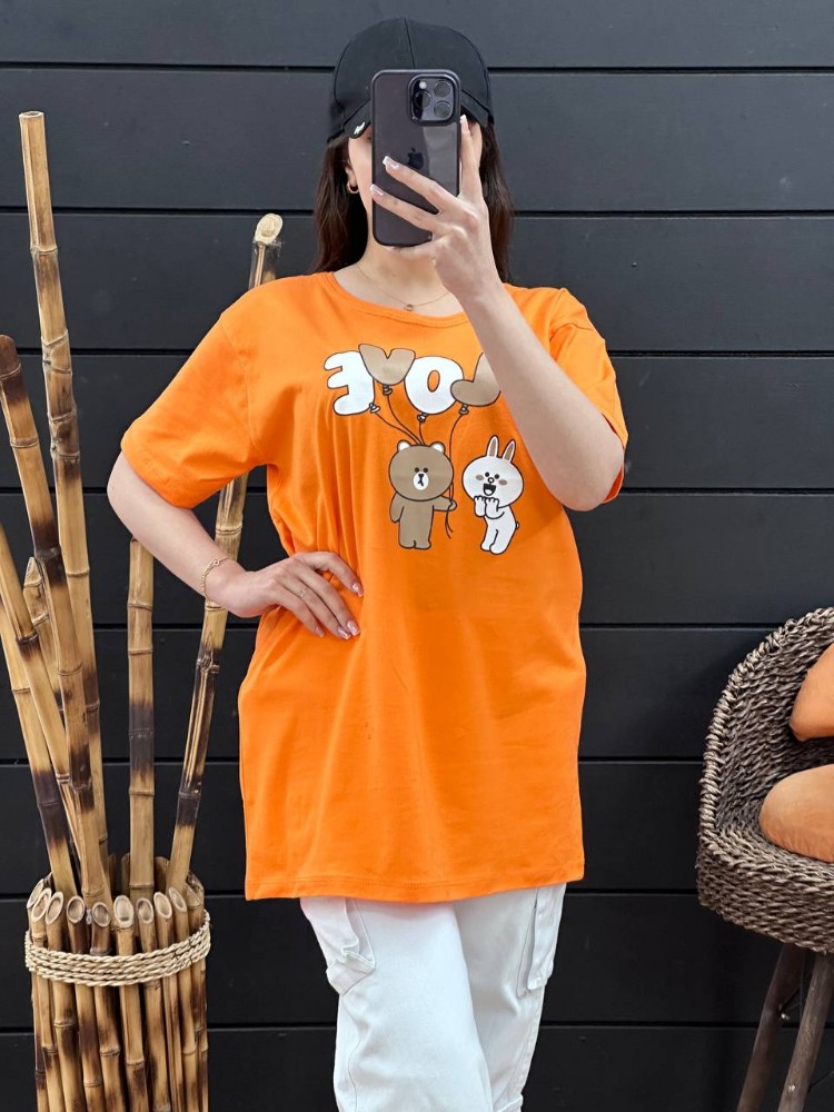 فروش عمده تیشرت لانگ لاو - تاپ و تیشرت زنانه عمده