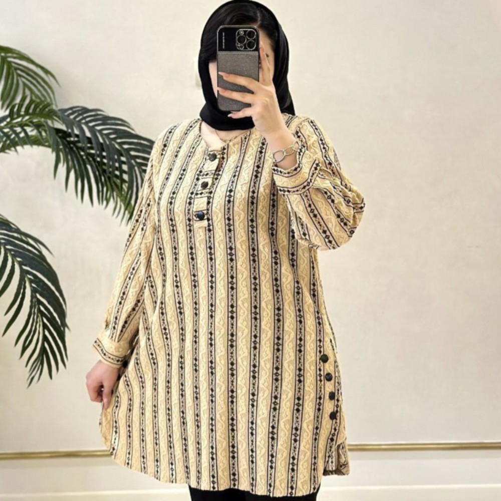 فروش عمده تونیک زنانه بغل دکمه - تونیک زنانه عمده