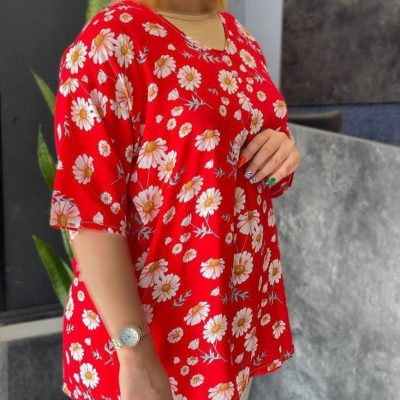 فروش عمده تیشرت زنانه نخ کره ای - تاپ و تیشرت زنانه عمده