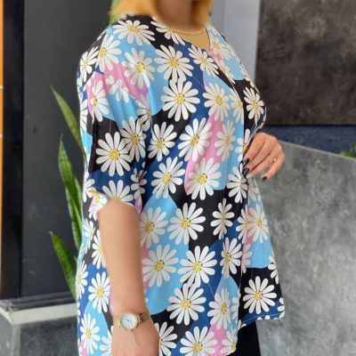 فروش عمده تیشرت زنانه نخ کره ای - تاپ و تیشرت زنانه عمده