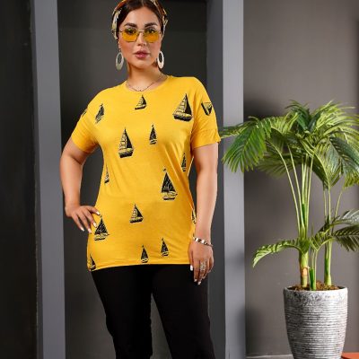 فروش عمده تیشرت زنانه نگین کاری - تاپ و تیشرت زنانه عمده