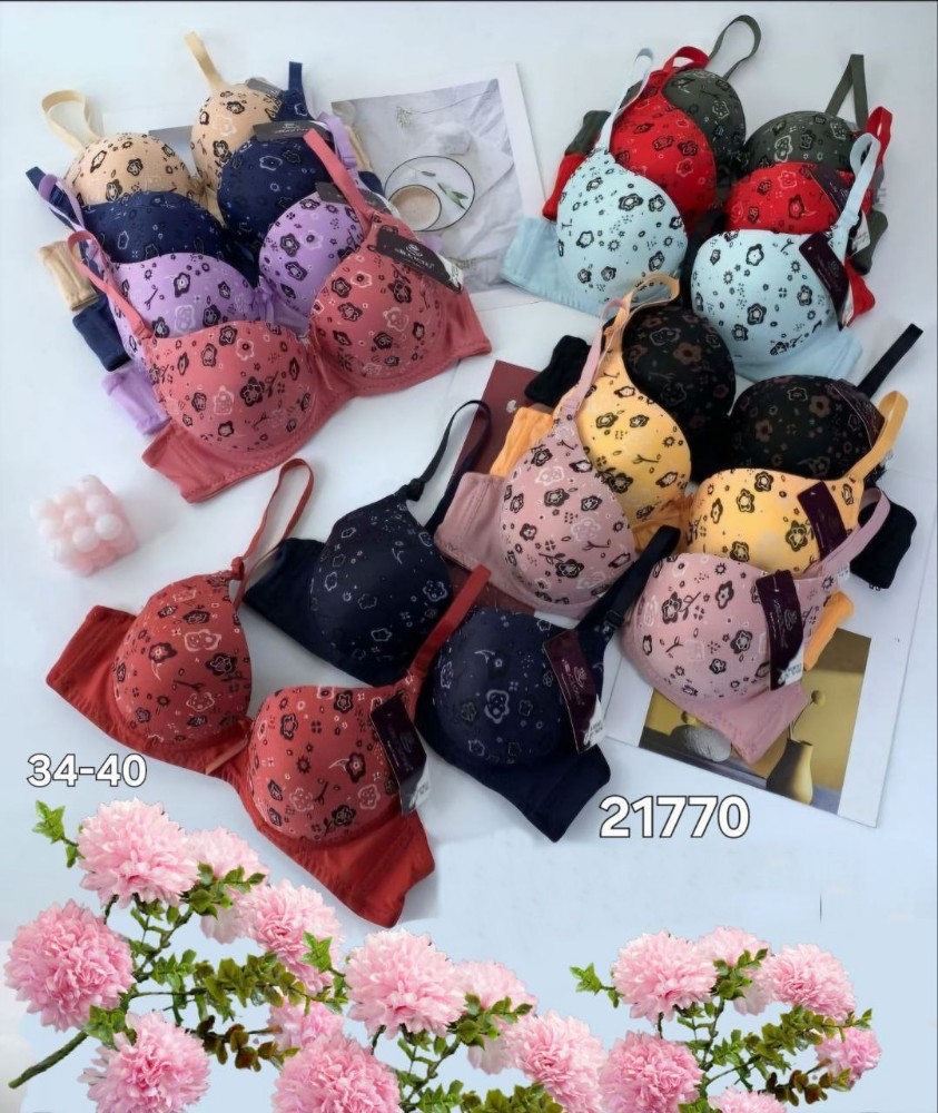 خرید عمده ️سوتین اسفنجی فنردار زنانه ️ کدa-21770 - سوتین زنانه عمده