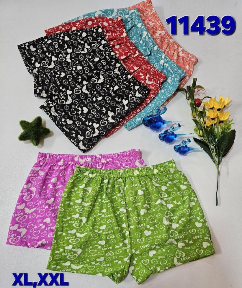 فروش عمده ⚜️شورت پادار نخی دخترانه⚜️ کد11439 - شورت دخترانه عمده