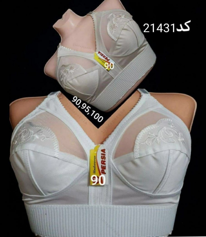 فروش عمده سوتین رستمی کش پهن گلدوزی زیر بافت - سوتین زنانه عمده