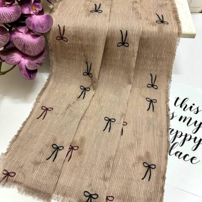 فروش عمده شال پلیسه بهاره زنانه ریچ استار - شال و روسری زنانه عمده