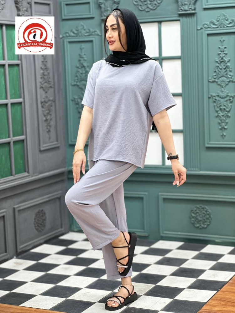 خرید عمده ست ابروبادی - ست تیشرت شلوار زنانه عمده