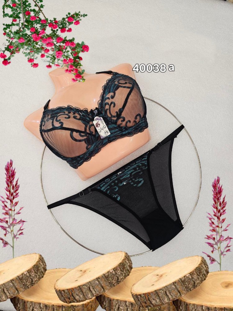 خرید عمده ️ست تورگاز فنردار ️ کدa_40038 - شورت و سوتین زنانه عمده