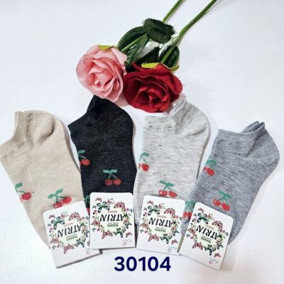 خرید عمده ️جوراب مچی نخی زنانه ️ کدc_30104 - جوراب زنانه عمده