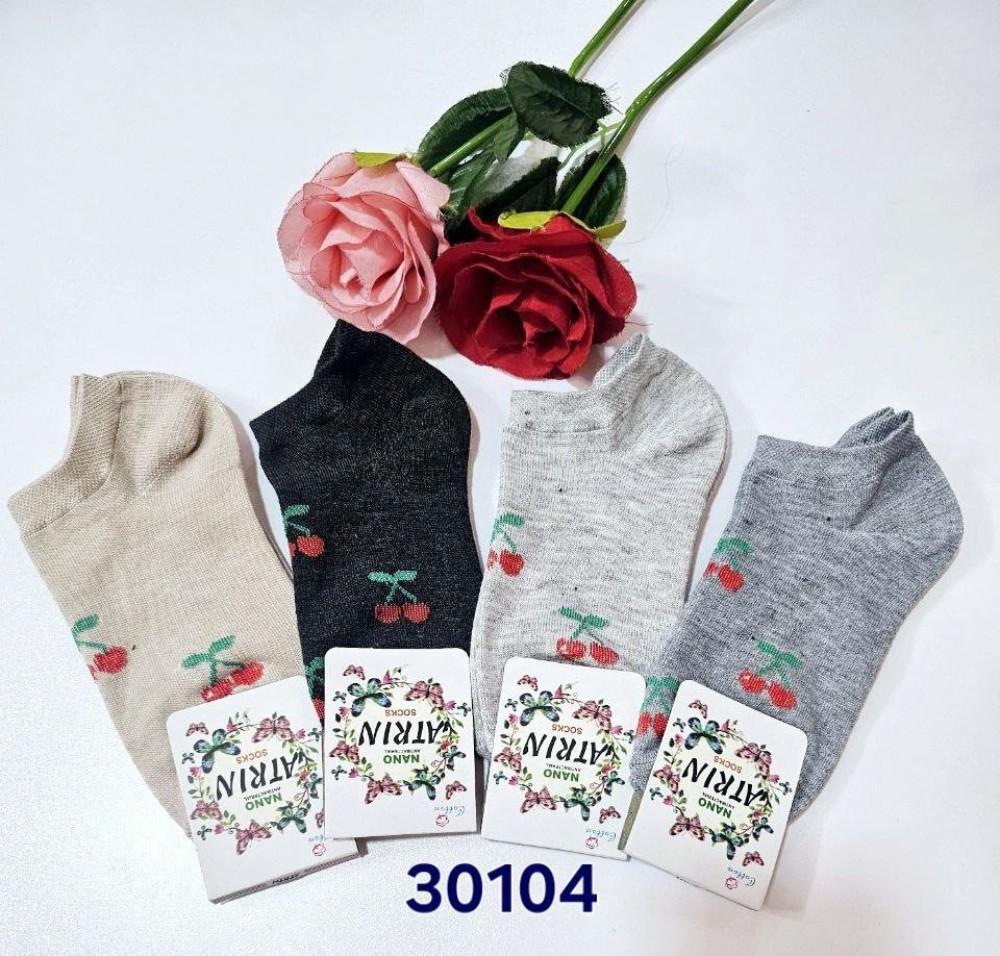 خرید عمده ️جوراب مچی نخی زنانه ️ کدc_30104 - جوراب زنانه عمده